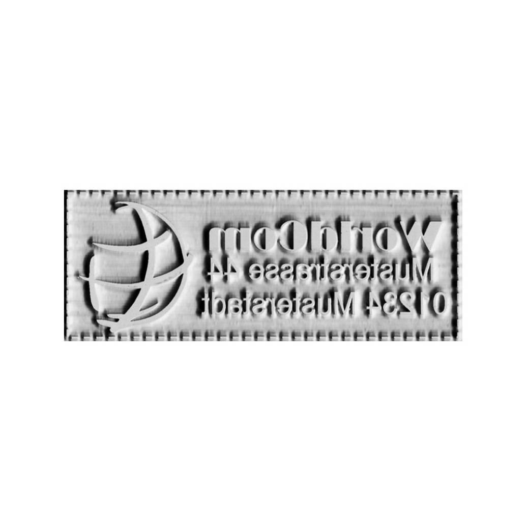 Rubber stamp plate Imprint 2 Rubber stamp plate Imprint 2