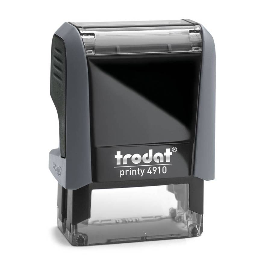 Trodat Printy 4910 grey - grau/schwarz